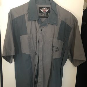 Harley-Davidson button down shirt